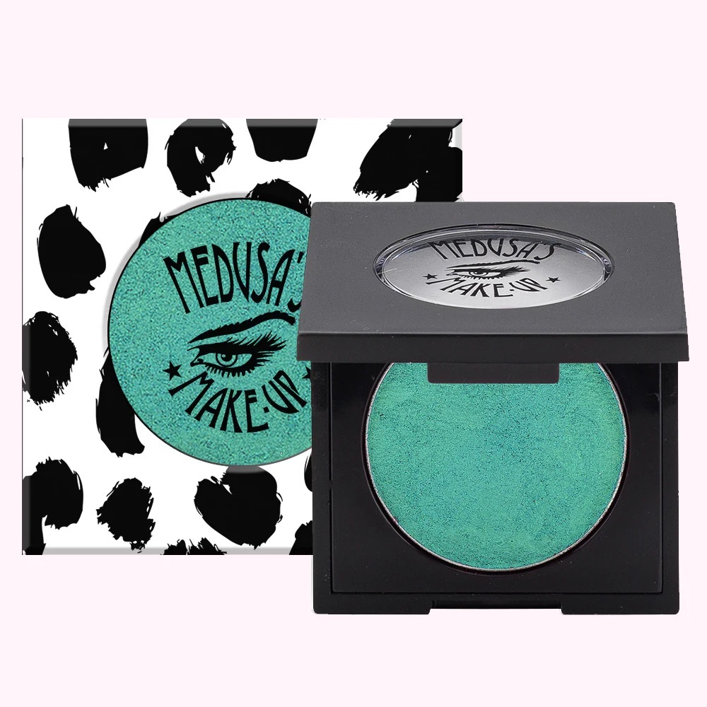 Medusa’s Makeup Totally Baked Eyeshadow - Tubular 80s Mermaid Shimmer Green NIB